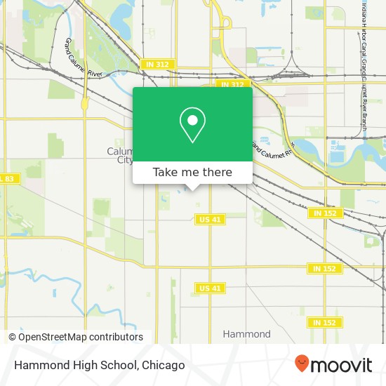 Hammond High School map