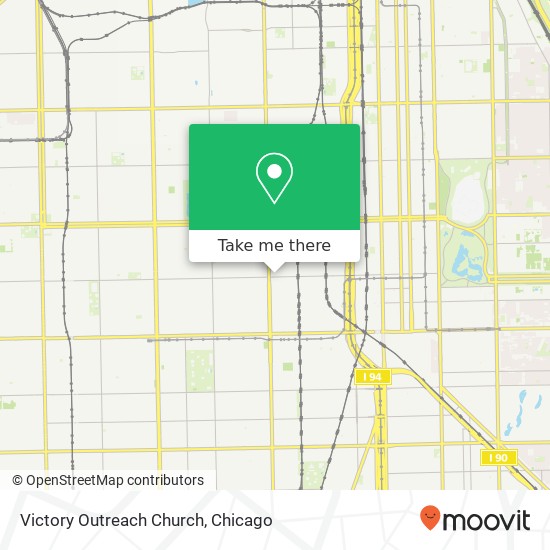 Victory Outreach Church map