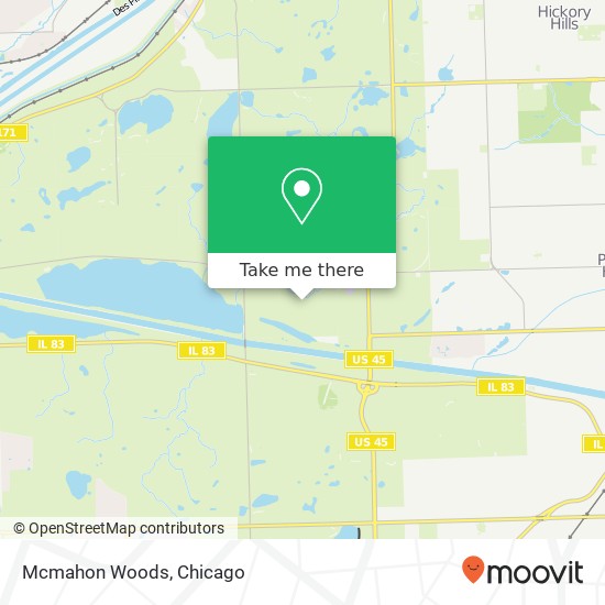 Mapa de Mcmahon Woods