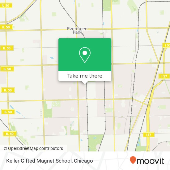 Keller Gifted Magnet School map