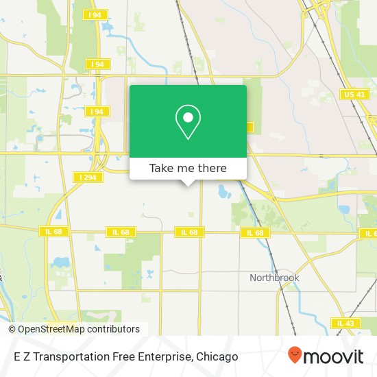 E Z Transportation Free Enterprise map