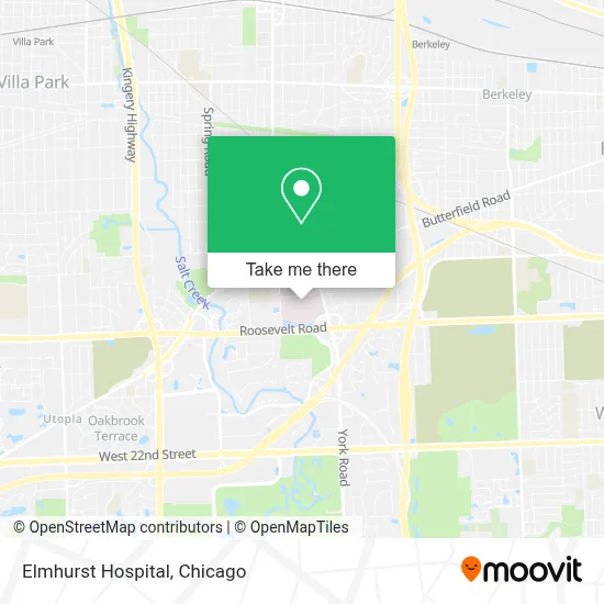 Elmhurst Hospital map