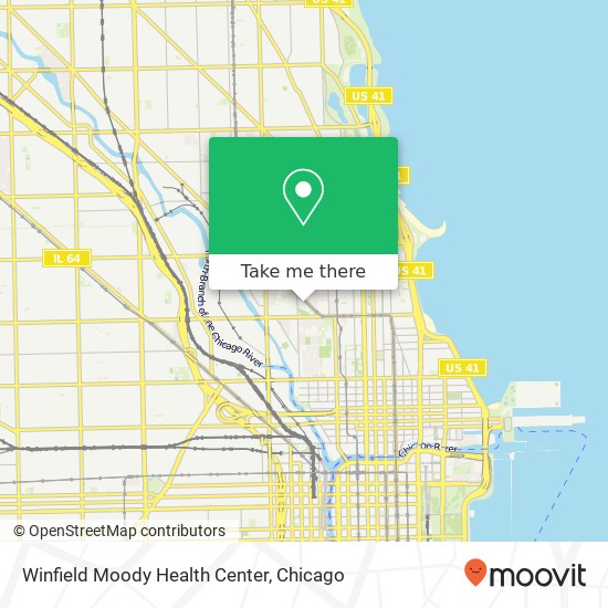 Winfield Moody Health Center map