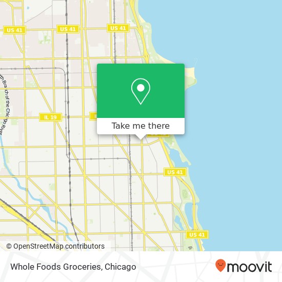 Mapa de Whole Foods Groceries