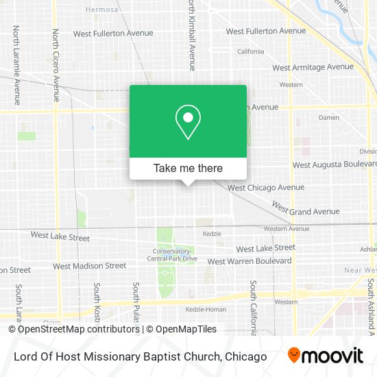 Lord Of Host Missionary Baptist Church map