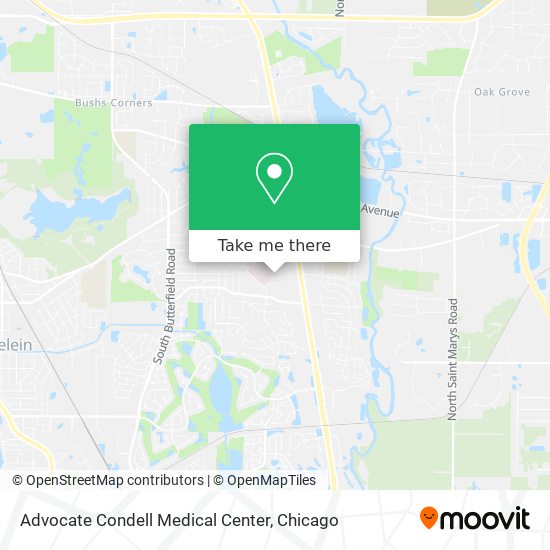 Advocate Condell Medical Center map