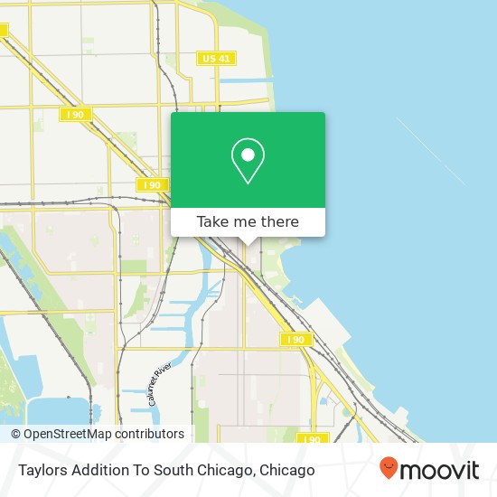 Taylors Addition To South Chicago map