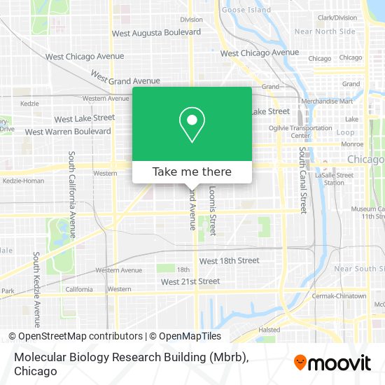 Mapa de Molecular Biology Research Building (Mbrb)