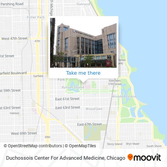 Duchossois Center For Advanced Medicine map