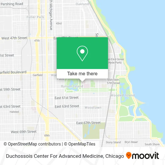 Duchossois Center For Advanced Medicine map
