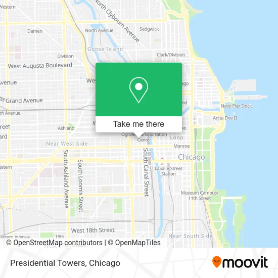 Mapa de Presidential Towers