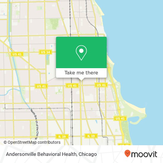 Andersonville Behavioral Health map