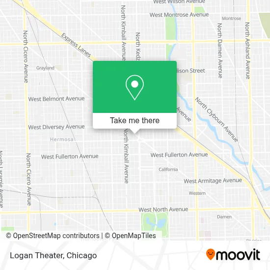 Logan Theater map