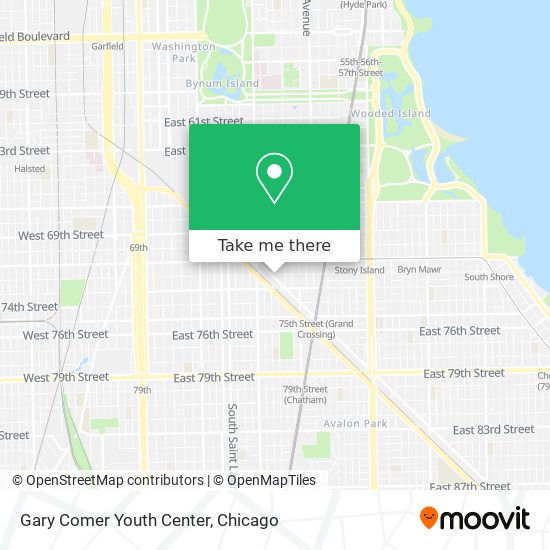 Mapa de Gary Comer Youth Center