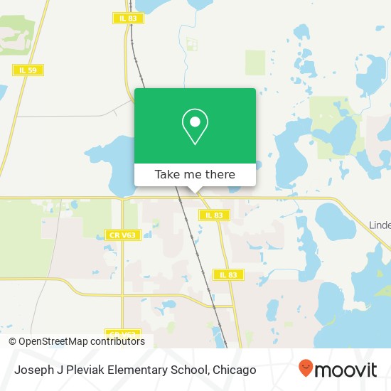 Joseph J Pleviak Elementary School map