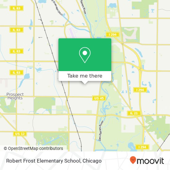 Robert Frost Elementary School map