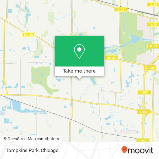 Mapa de Tompkins Park