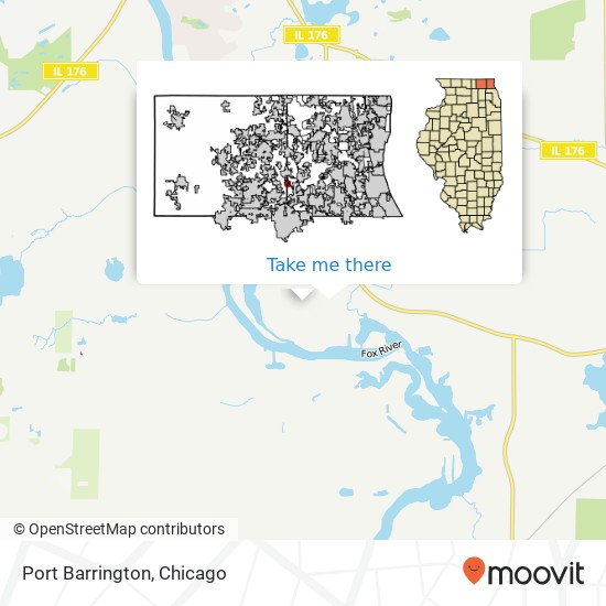 Port Barrington map