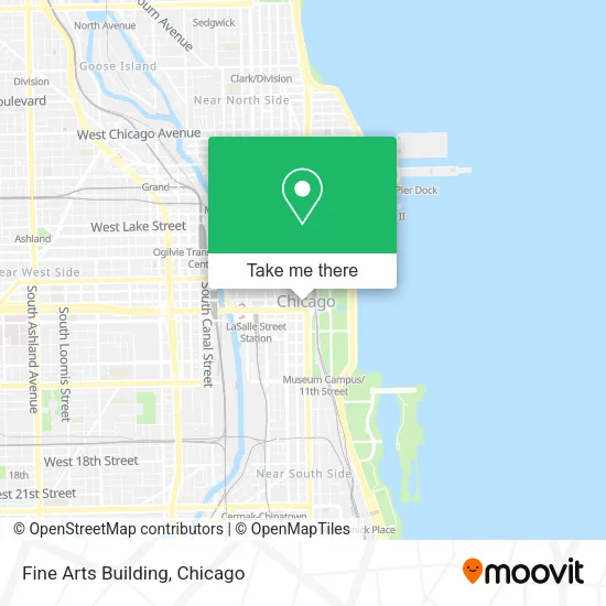 Fine Arts Building map