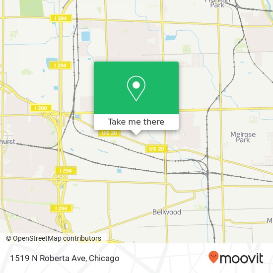 1519 N Roberta Ave map