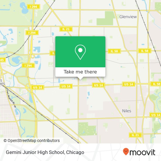 Gemini Junior High School map