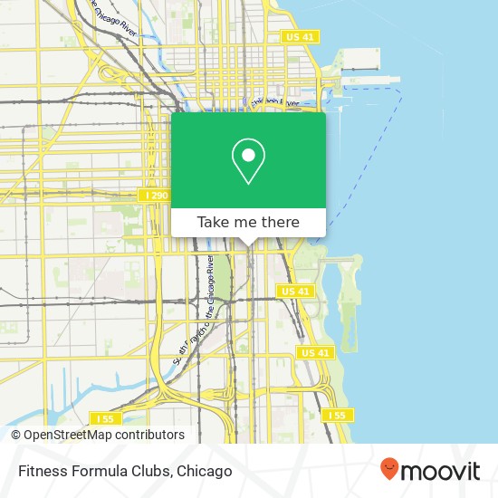 Fitness Formula Clubs map