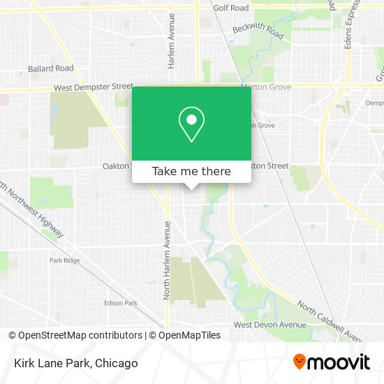 Mapa de Kirk Lane Park