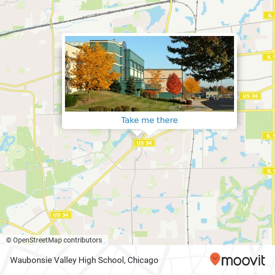 Mapa de Waubonsie Valley High School