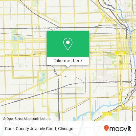 Cook County Juvenile Court map