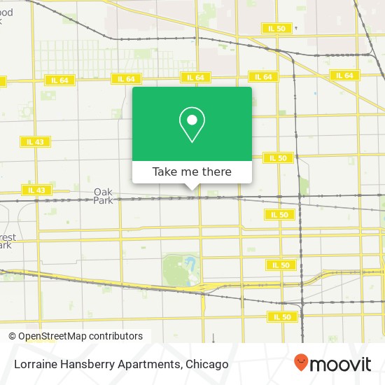 Mapa de Lorraine Hansberry Apartments