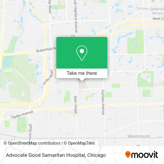 Advocate Good Samaritan Hospital map