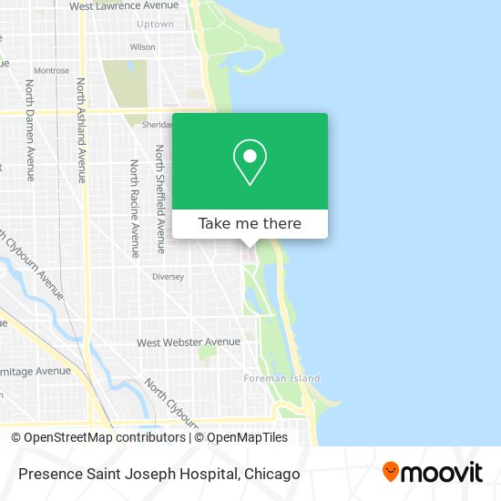 Presence Saint Joseph Hospital map