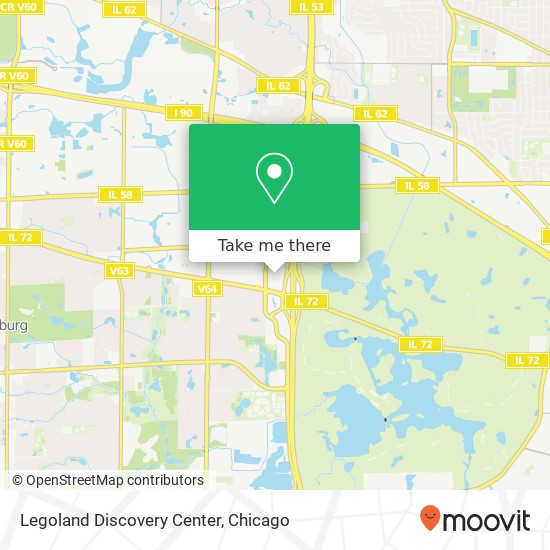 Mapa de Legoland Discovery Center