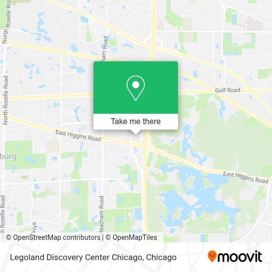 Legoland Discovery Center Chicago map