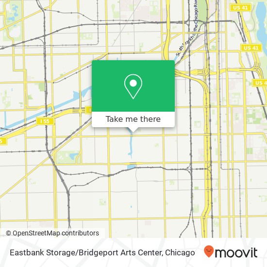 Eastbank Storage / Bridgeport Arts Center map