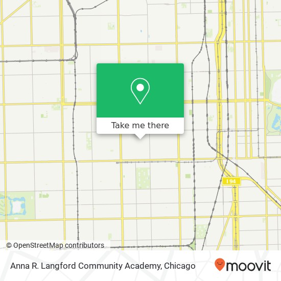 Anna R. Langford Community Academy map