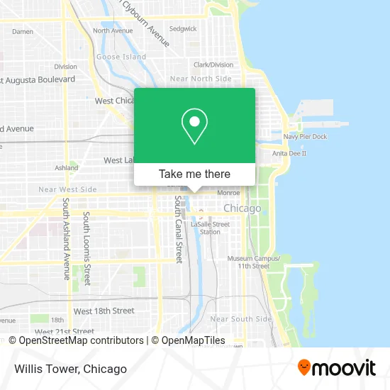 Willis Tower map
