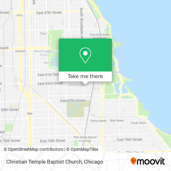 Christian Temple Baptist Church map