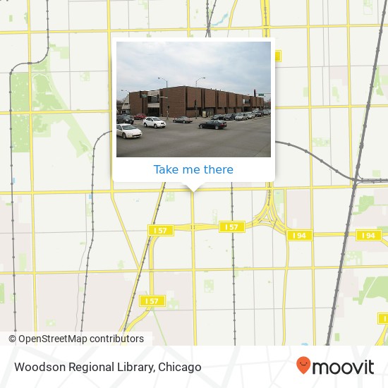 Woodson Regional Library map