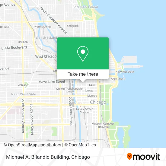 Michael A. Bilandic Building map