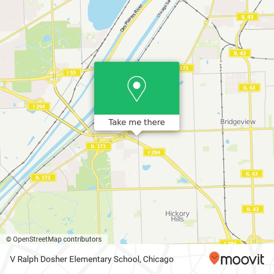 Mapa de V Ralph Dosher Elementary School