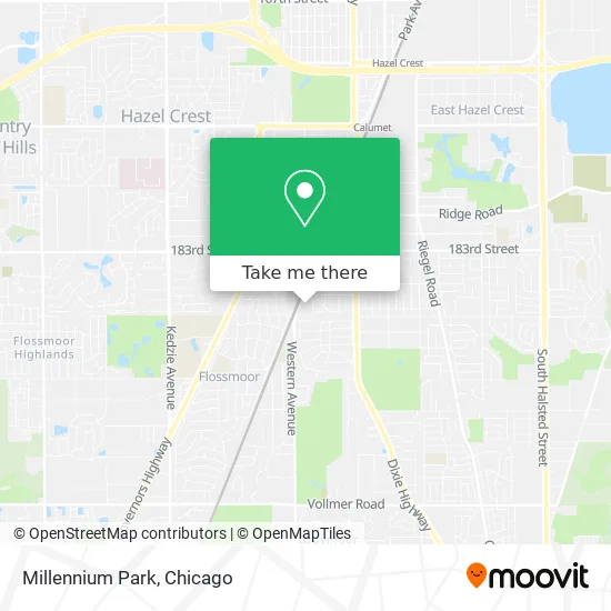 Millennium Park map