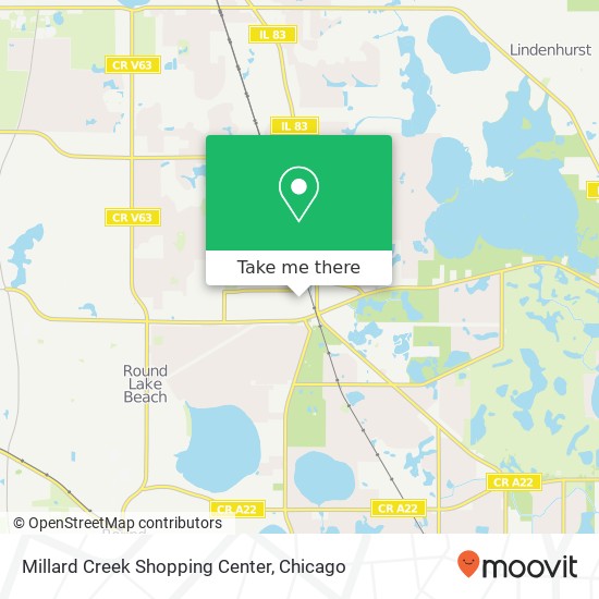 Mapa de Millard Creek Shopping Center