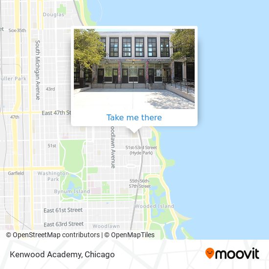 Kenwood Academy map