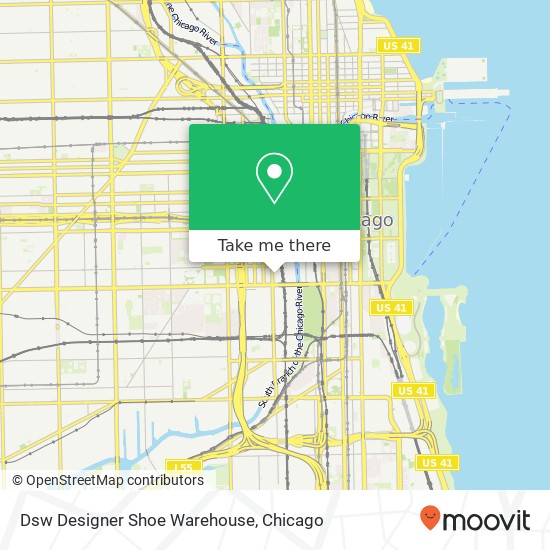 Mapa de Dsw Designer Shoe Warehouse