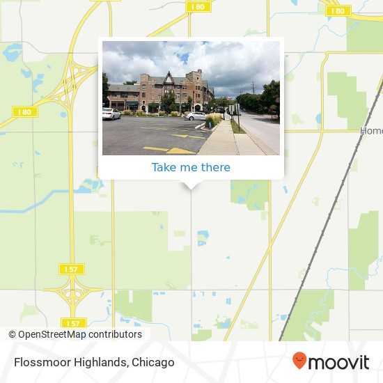 Mapa de Flossmoor Highlands