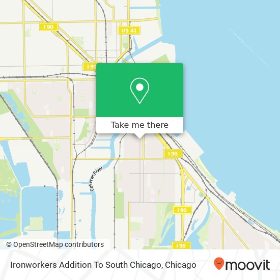 Ironworkers Addition To South Chicago map