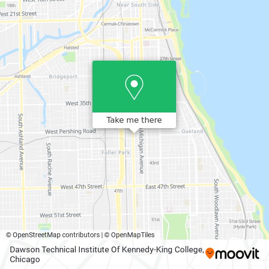 Dawson Technical Institute Of Kennedy-King College map