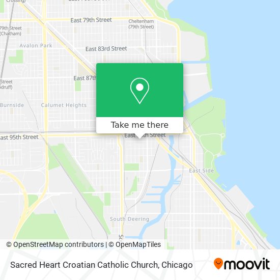 Sacred Heart Croatian Catholic Church map