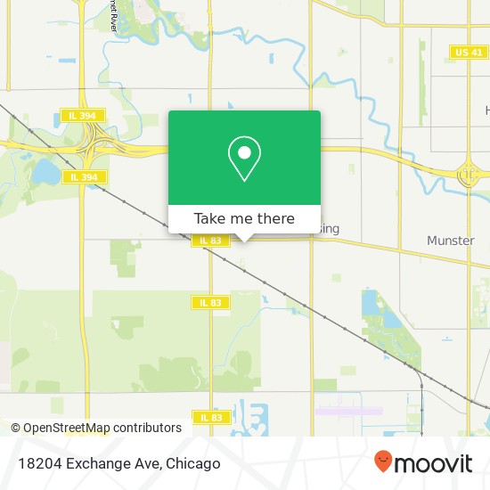 Mapa de 18204 Exchange Ave
